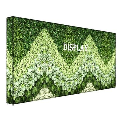 LED সহ পরিবেশবান্ধব 10x10 ফুট ব্যাকলিট ব্যাকড্রপ পোর্টেবল ডিসপ্লে বুথ ব্যাকড্রপ