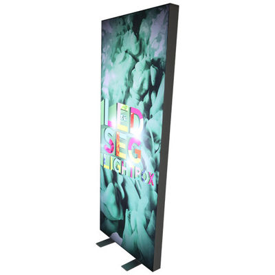 80mm SEG টেনশন ফ্যাব্রিক লাইট বক্স 8ft স্ট্রেইট টেনশন ফ্যাব্রিক ডিসপ্লে ISO