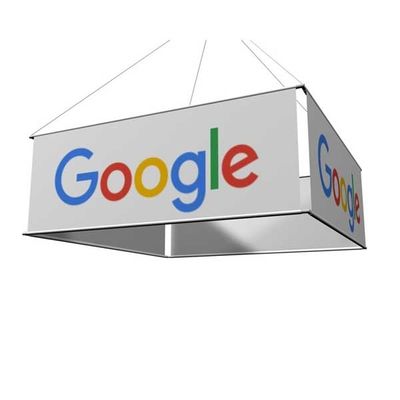 72&quot; X 36'' লাইট ইজেড টিউব স্কয়ার হ্যাঙ্গিং ব্যানার ট্রেড শো ঝুলন্ত সাইন 40Ibs