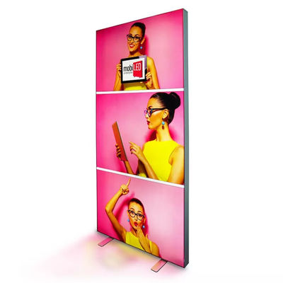 85x200cm 300x240cm SEG লাইট বক্স এলইডি বিজ্ঞাপন অ্যালুমিনিয়াম প্রোফাইল লাইট বক্স