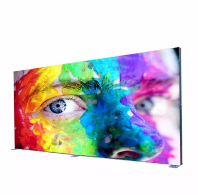 85 X 200cm ডবল সাইডেড পপ আপ প্রদর্শনী ডিসপ্লে SEG লাইট বক্স ট্রেড শো এর জন্য