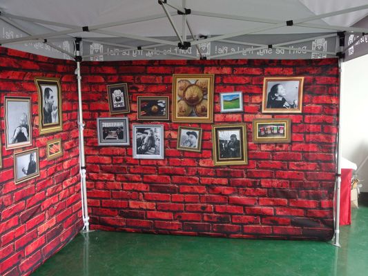 প্রমোশন আউটডোর ক্যানোপি টেন্ট 10X20FT বিজ্ঞাপন সংকোচনযোগ্য গাজেবো ক্যানোপি